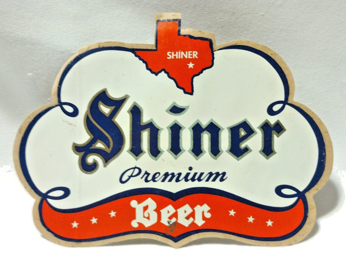 Vintage 3M Shiner Premium Beer Sticker Shiner Texas Barware Vintage 3M Shiner Premium Beer Sticker Shiner Texas Barware