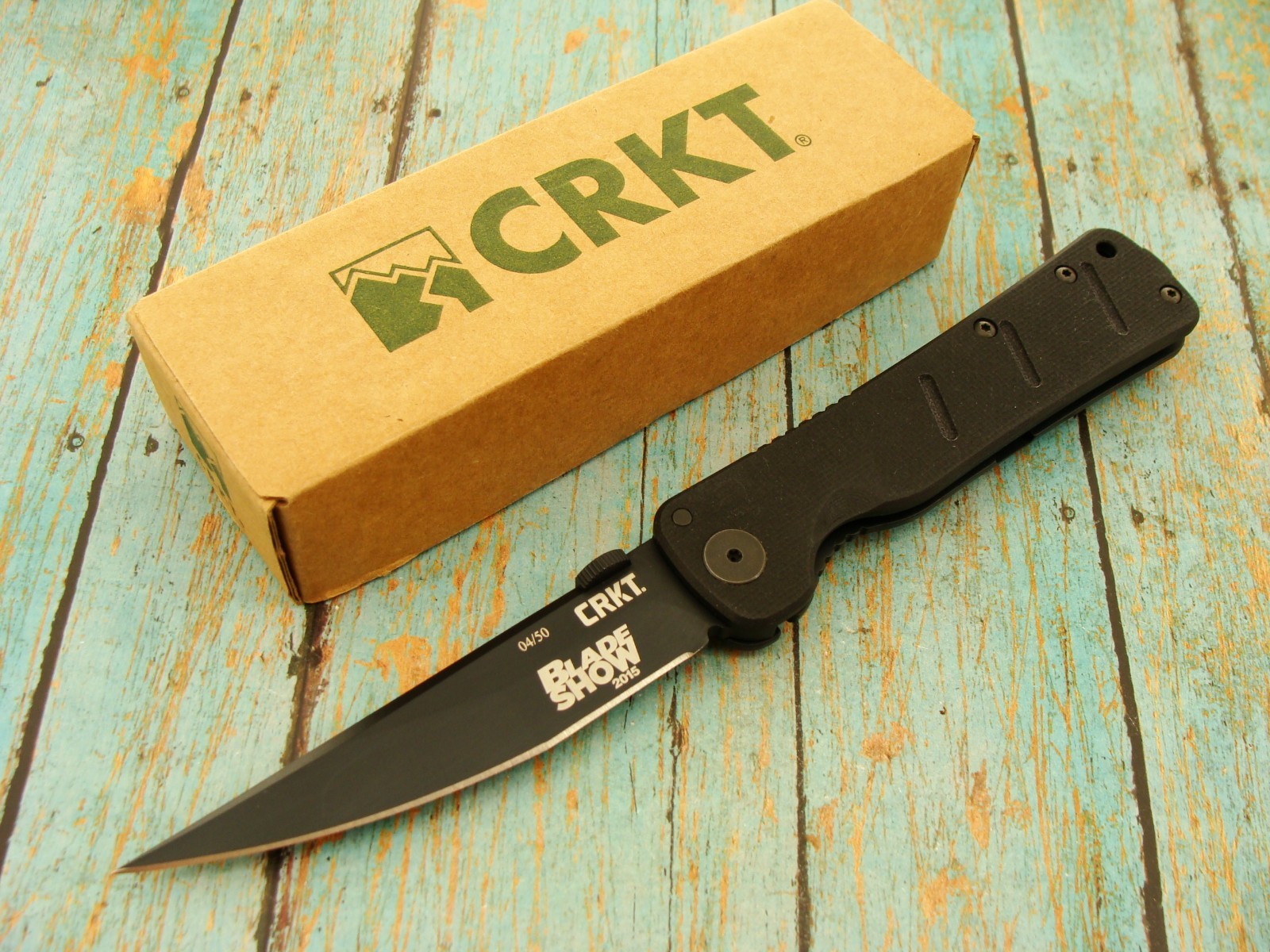 CRKT 2926 WILLIAMS DESIGN SHIZUKA NOH KEN 2015 BLADE SHOW TANTO POCKET KNIFE NOS
