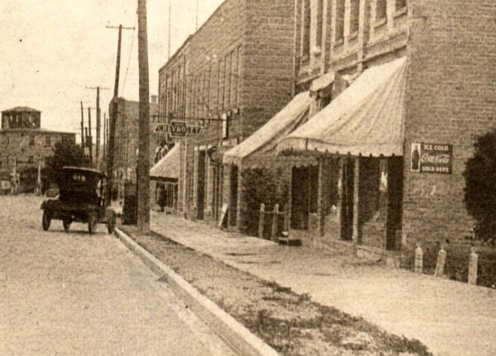 C.1910 RPPC FENELON FALLS, ON CANADA COCA COLA CHEVROLET DEALERSHIP Postcard P36