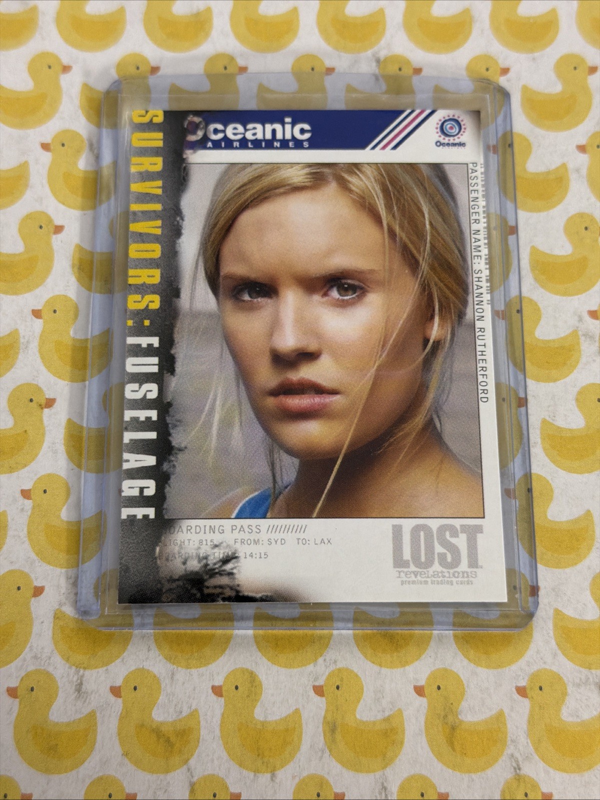 MAGGIE GRACE SHANNON RUTHERFORD #11 2006 LOST REVELATIONS rittenhouse jj abrams MAGGIE GRACE SHANNON RUTHERFORD #11 2006 LOST REVELATIONS rittenhouse jj abrams