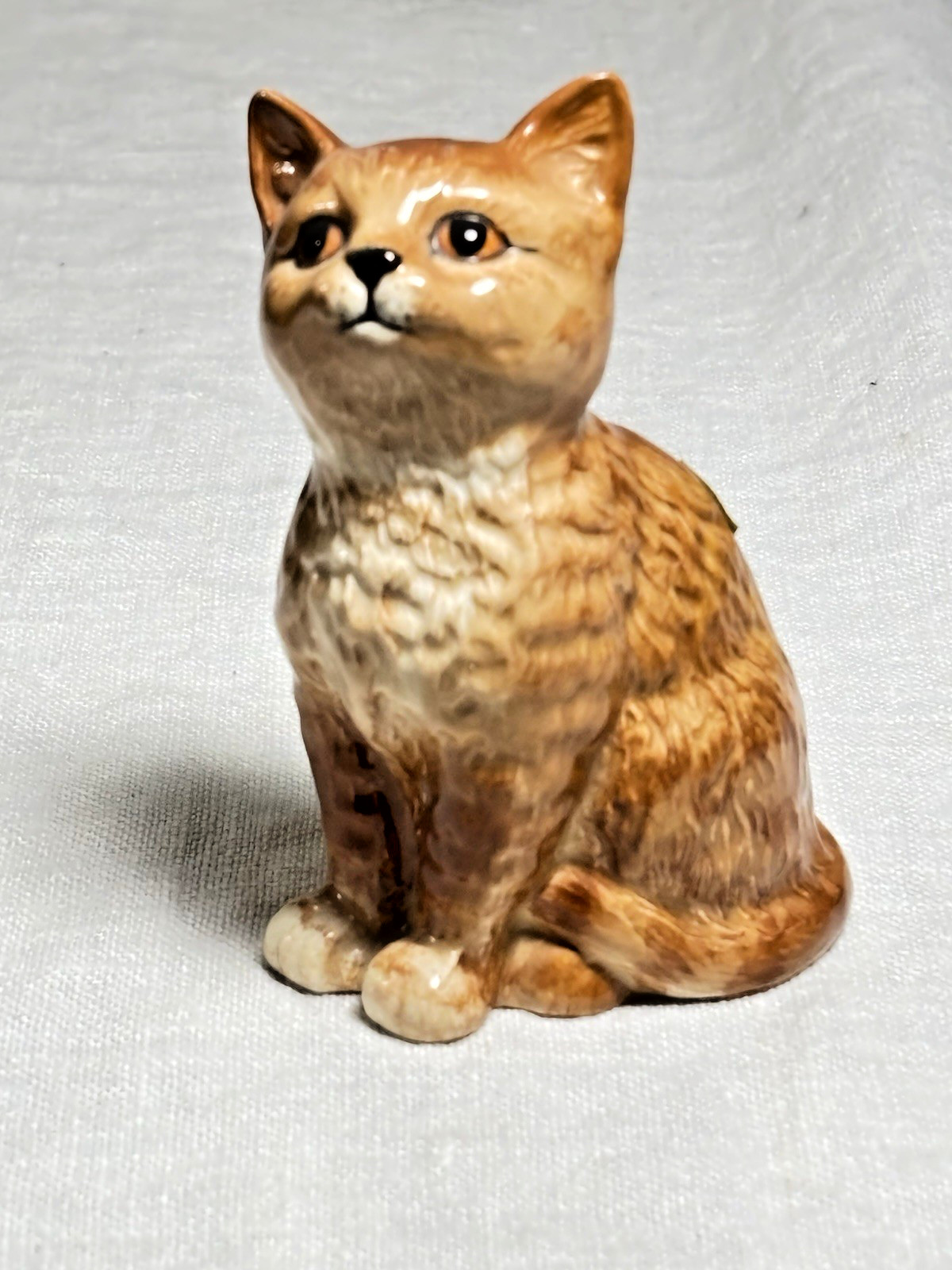 Vintage Beswick Ginger Gloss Persian Kitten Seated  #1886 4\