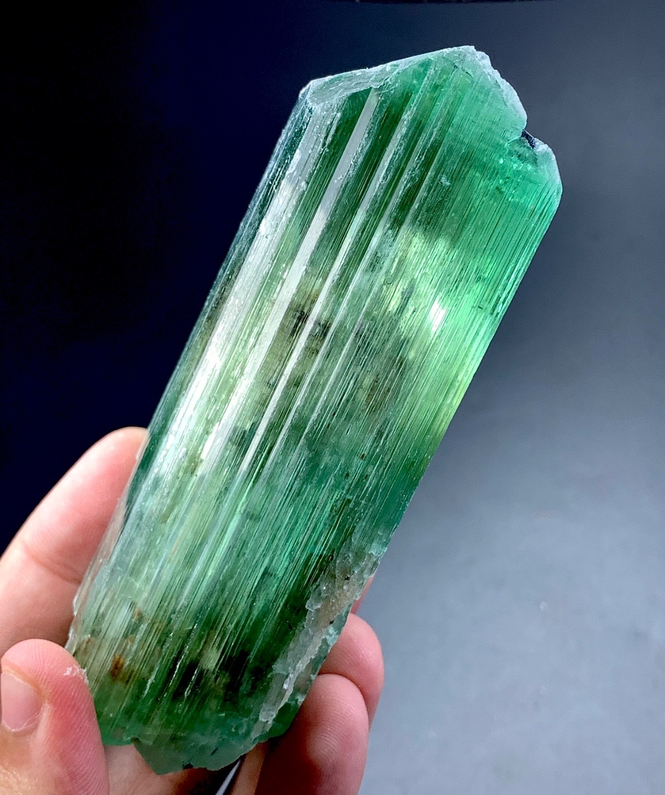 320 Gram Hiddenite Kunzite Crystal Specimen From Afghanistan