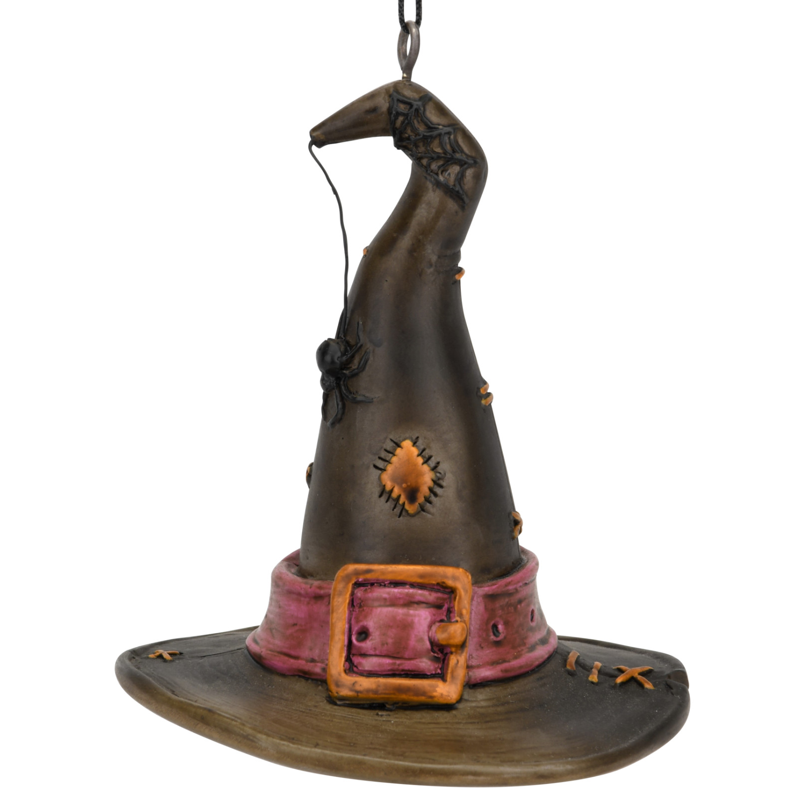 Tree Buddees Spooky Witch Hat with Spider Halloween Ornament Creepy Decoration Tree Buddees Spooky Witch Hat with Spider Halloween Ornament Creepy Decoration
