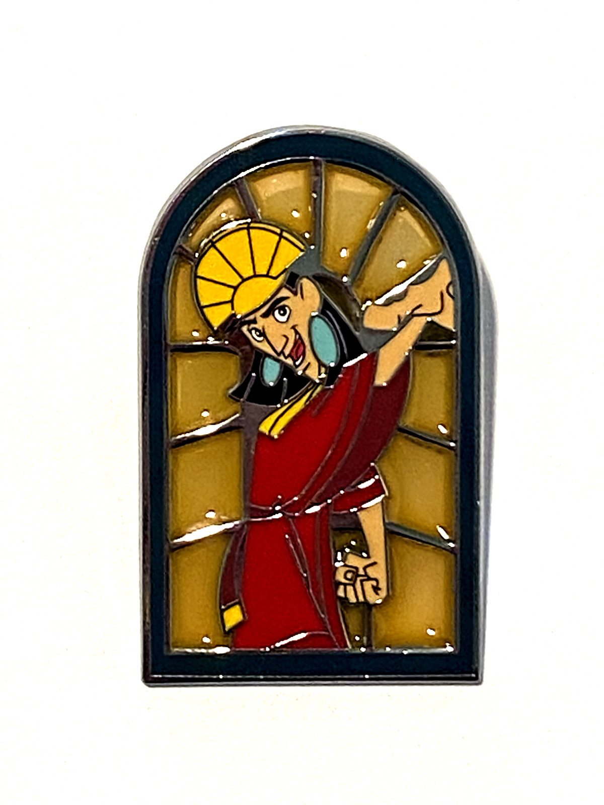 Disney The Emperor`s New Groove Stain Glass Mystery pin. New/box. You Choose