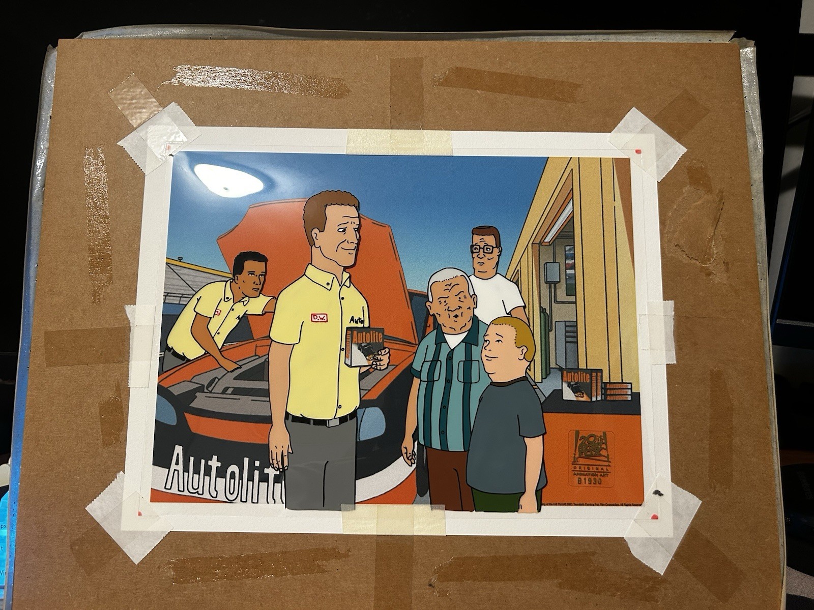 King Of The Hill Original Promotional Animation Art 20th Century Fox B1930
