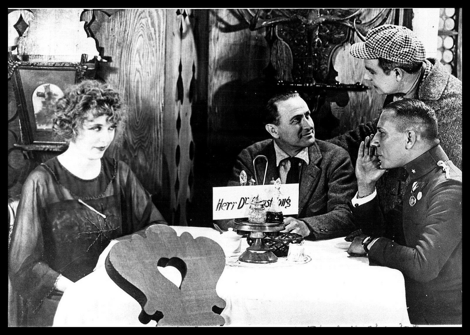 Erich von Stroheim +Francelia Billington in Blind Husbands (1919) PHOTO M 122 Erich von Stroheim +Francelia Billington in Blind Husbands (1919) PHOTO M 122