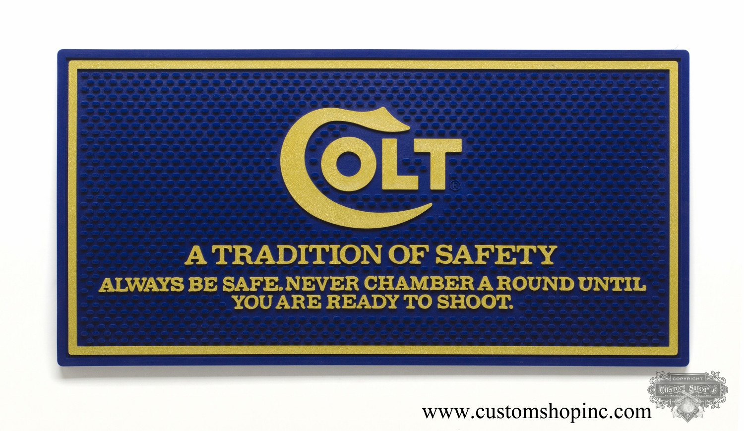 Colt Counter Mat Python Blue & Gold