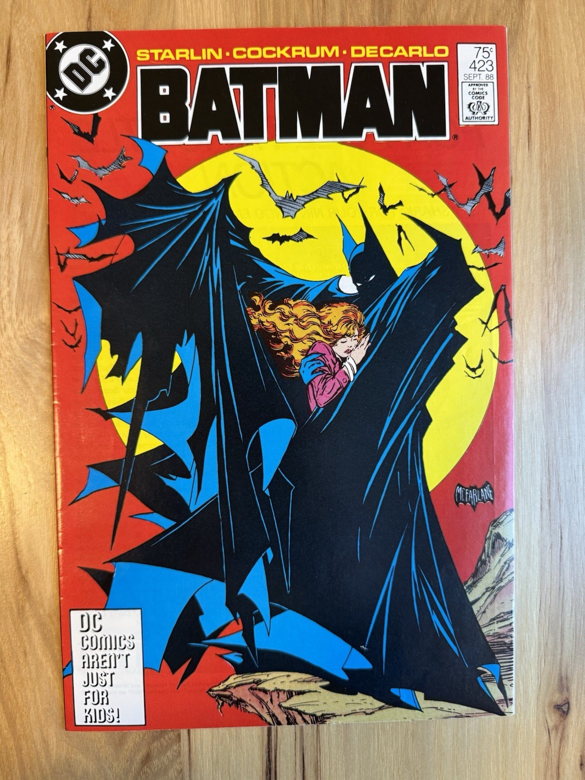Batman #423 2nd Printing DC Comics 1988 McFarlane Cover