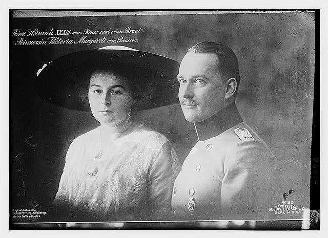 Photo:Prince Heinrich Princess Victoria Margarete 1910s Royal Portrait