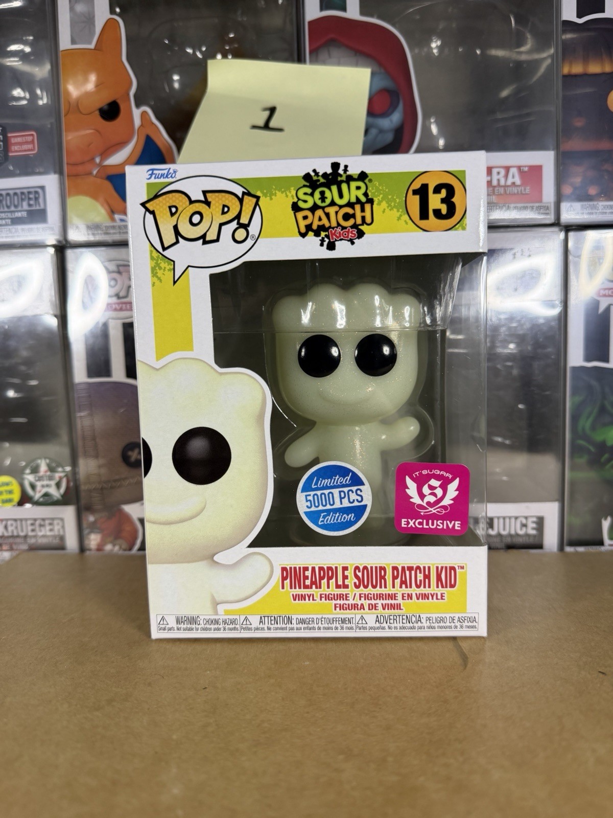 Funko Pop Vinyl: Sour Patch Kids - Pineapple Sour Patch Kid #13 It\'Sugar 5000 Funko Pop Vinyl: Sour Patch Kids - Pineapple Sour Patch Kid #13 It\'Sugar 5000