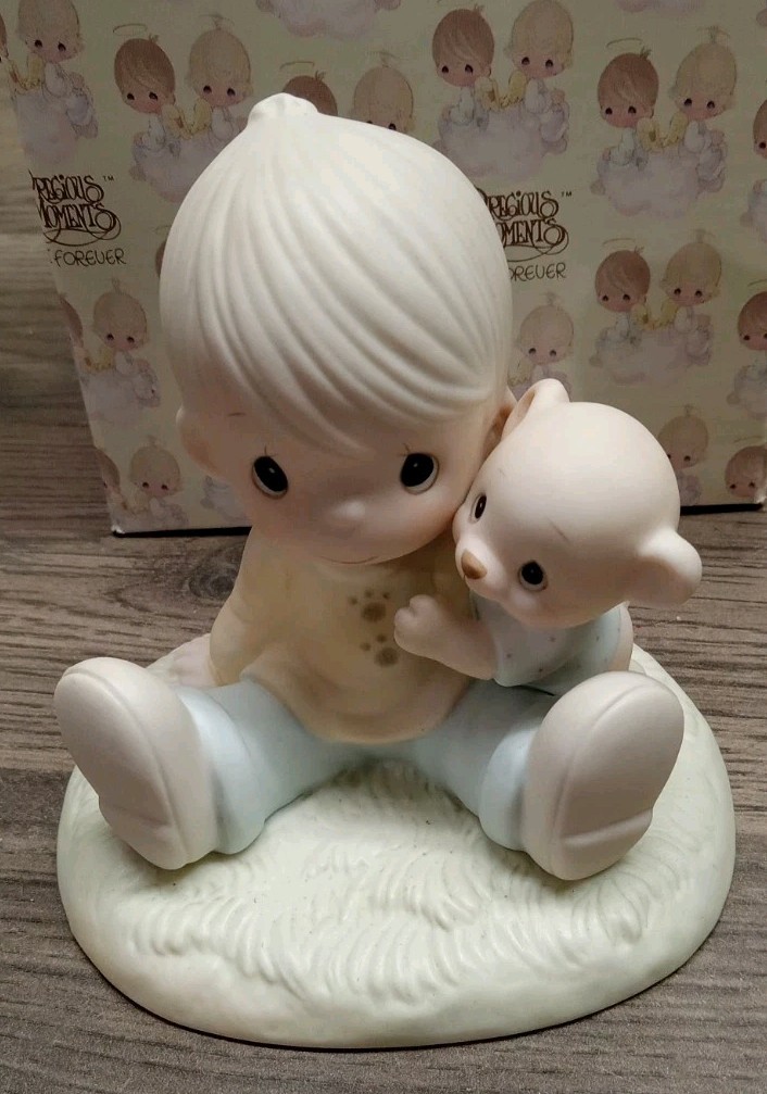 Vintage 1985 Precious Moments Figurine To My Favorite PAW Signed 