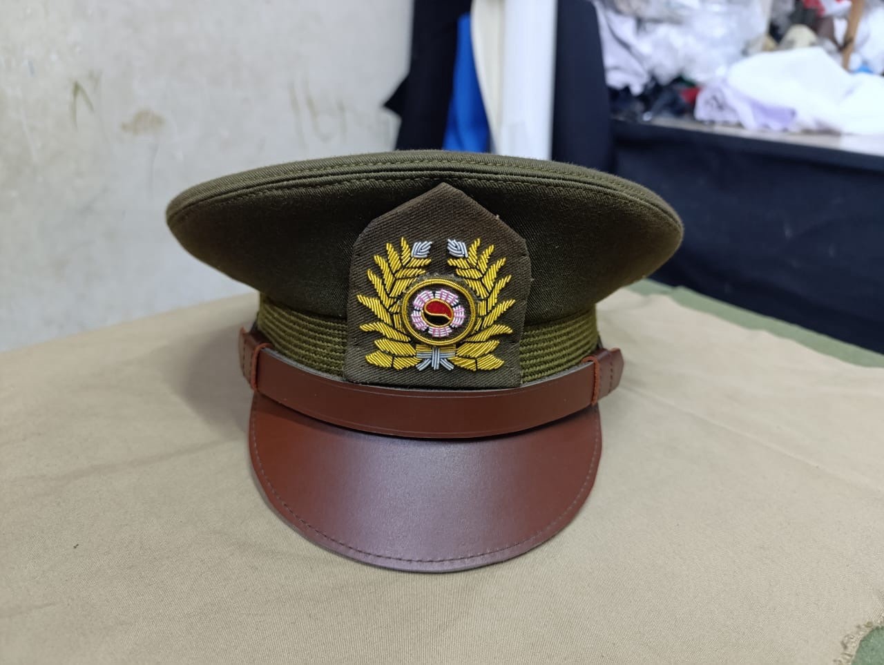 KOREAN WAR S.KOREAN ARMY VISOR hat - South Korean top quality