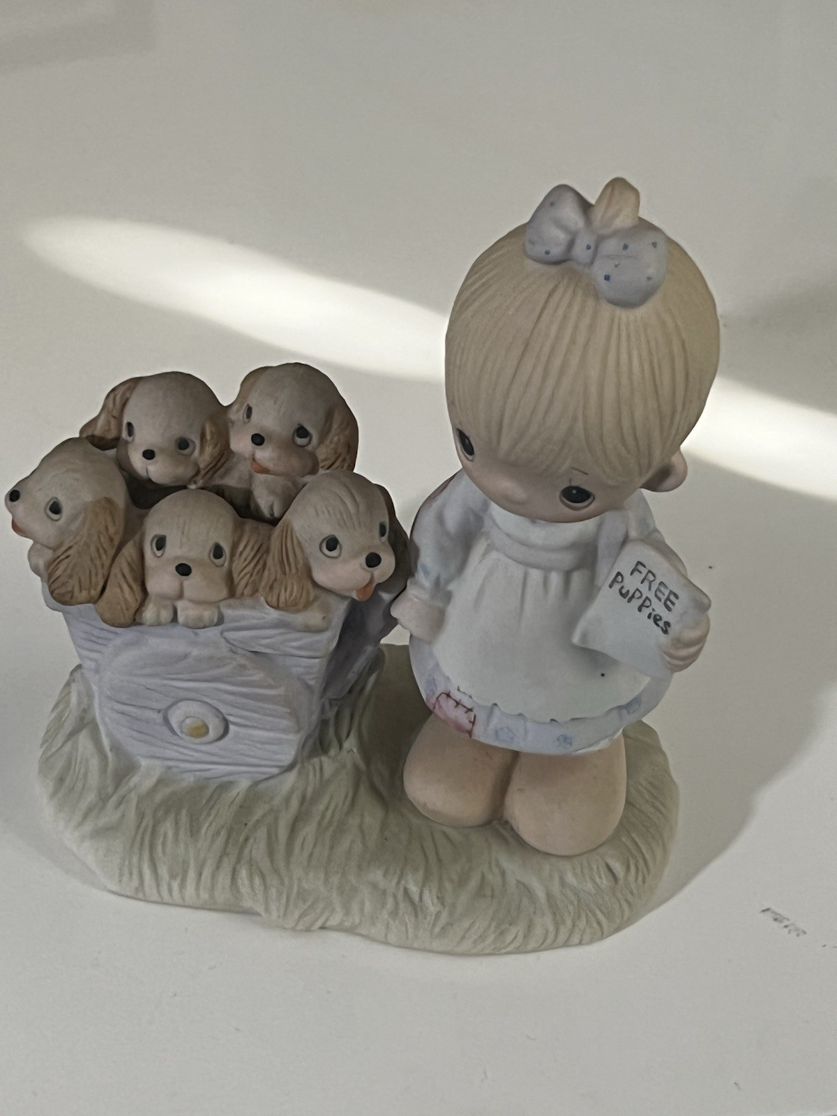 RARE 1977 Precious Moments God Loveth a Cheerful Giver Free Puppies Original 21 RARE 1977 Precious Moments God Loveth a Cheerful Giver Free Puppies Original 21