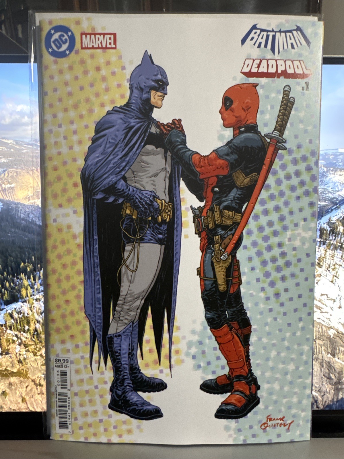 BATMAN DEADPOOL #1 NM FRANK QUIETLY VARIANT NM DC MARVEL CROSSOVER 2025 BATMAN DEADPOOL #1 NM FRANK QUIETLY VARIANT NM DC MARVEL CROSSOVER 2025