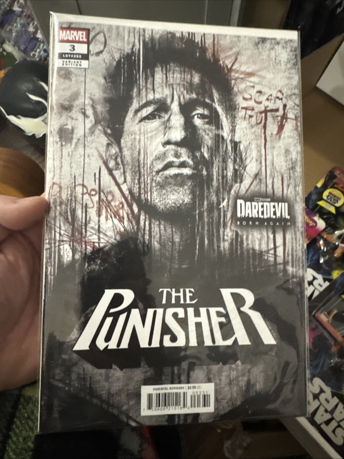 The Punisher #3 Daredevil TV Variant, NM, Marvel 2026, Jon Bernthal, Born Again The Punisher #3 Daredevil TV Variant, NM, Marvel 2026, Jon Bernthal, Born Again