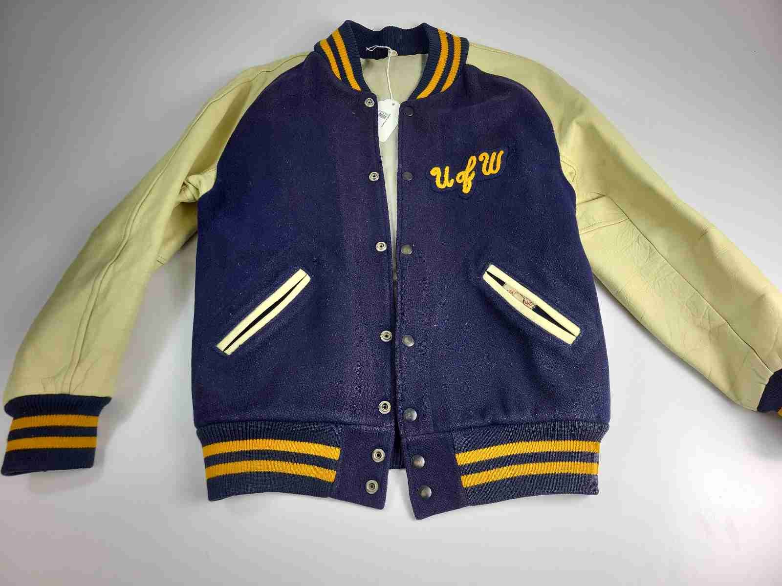 Vintage 1986 UW University Of Washington Lettermans - Size 38 Mens Medium