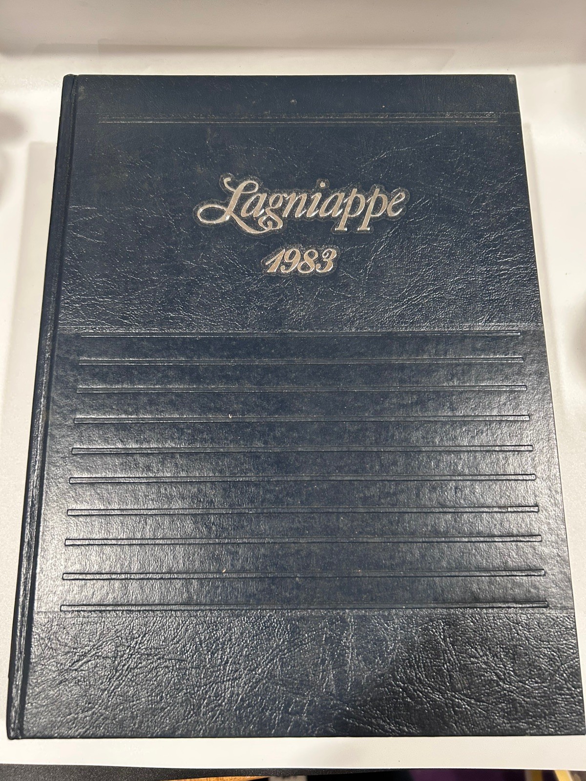 Louisiana Tech Lagniappe 1983 college Yearbook Students Karl Malone, Kim Mulkey