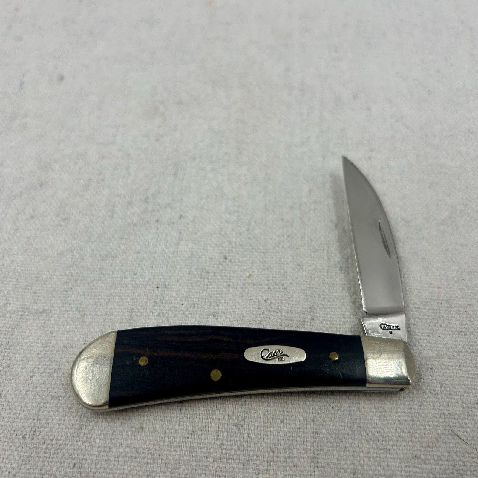 2009 CASE - Tony Bose - Swayback Gent Ebony Wood TB 71117 - Nice Knife 2009 CASE - Tony Bose - Swayback Gent Ebony Wood TB 71117 - Nice Knife