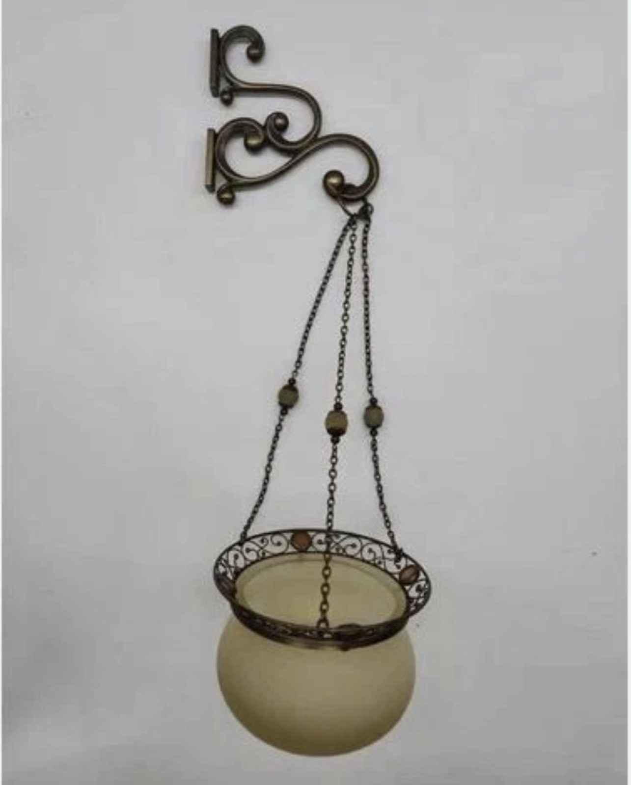 PartyLite Paris Retro Hanging Candle Lamp P7674 Votive Tealight 