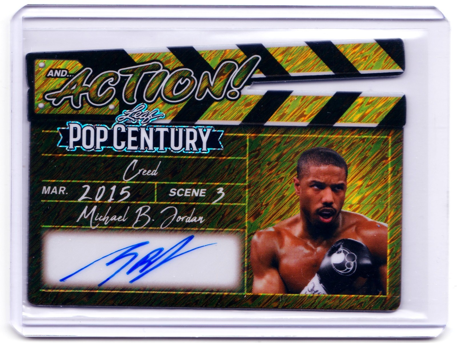 Michael B Jordan 2026 Leaf Metal Pop Century Autograph Gold 1/1 Creed Auto Michael B Jordan 2026 Leaf Metal Pop Century Autograph Gold 1/1 Creed Auto