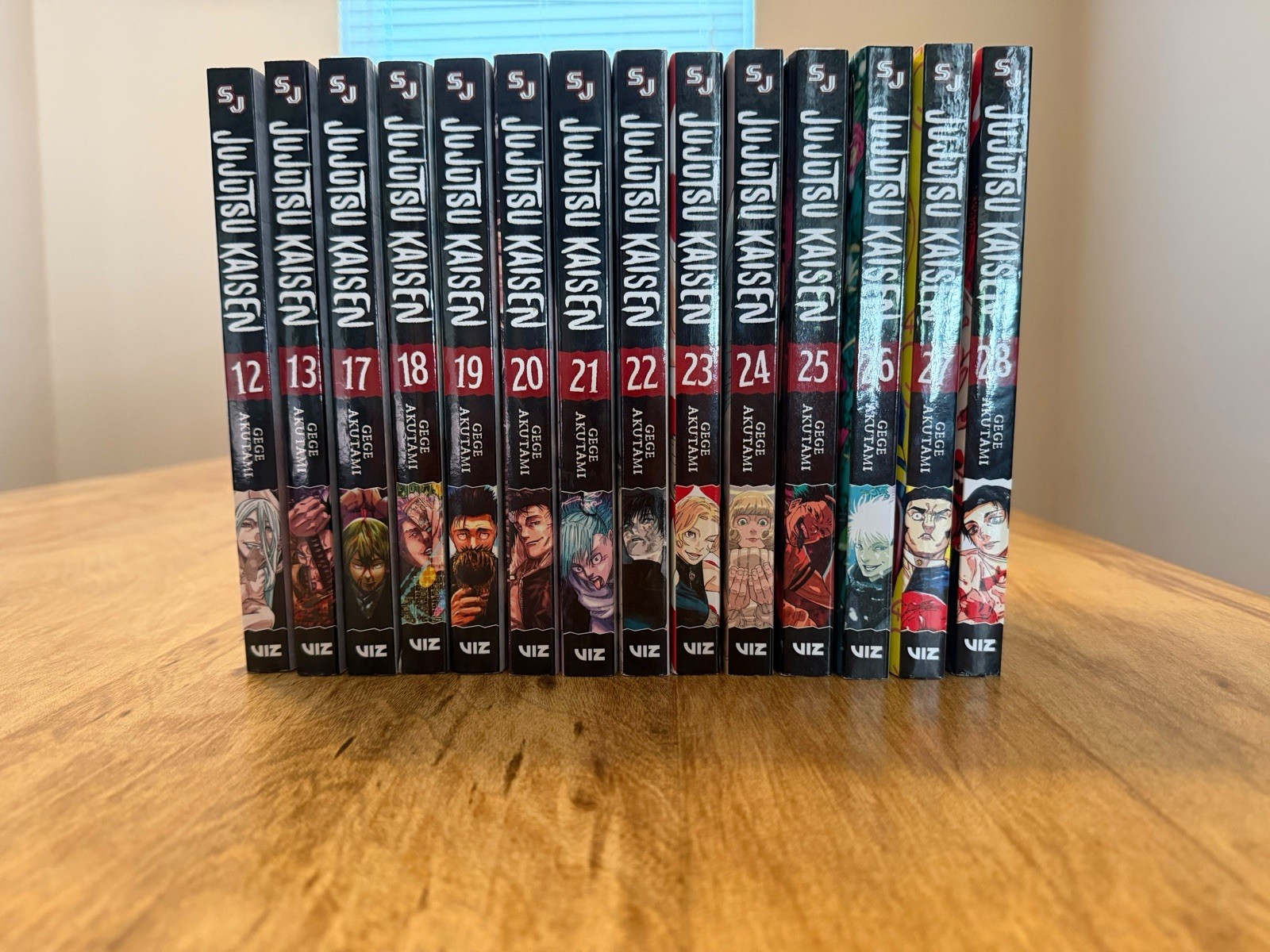 Jujutsu Kaisen Manga Volumes 12-28 Lot (14 Books) Missing 14,15,16 English Jujutsu Kaisen Manga Volumes 12-28 Lot (14 Books) Missing 14,15,16 English