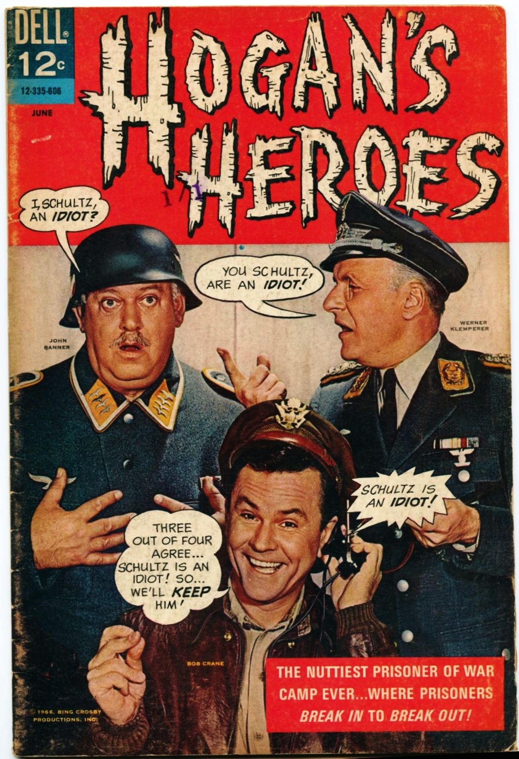 Hogan's Heroes #1-1966 fn- 5.5 Bob Crane TV Show / Dell