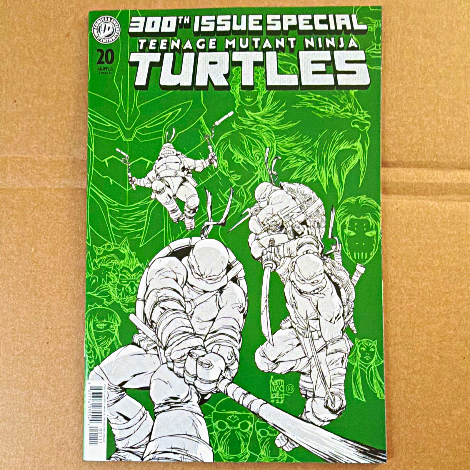Teenage Mutant Ninja Turtles #20 300th Special Camuncoli, Ghedduzzi 1:100 inc.