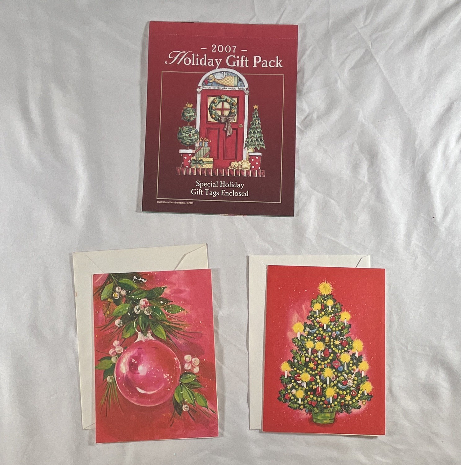 Vintage 1970s Christmas Originals Cards & 2007 Karla Dornacher Gift Tags Vintage 1970s Christmas Originals Cards & 2007 Karla Dornacher Gift Tags