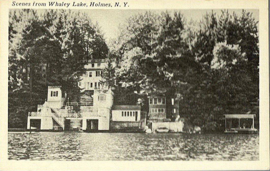 Scenes from Whaley Lake, Waterfront Home, Holmes NY New York Vintage Postcard