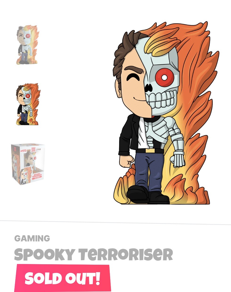 YOUTOOZ * Spooky Terroriser * Vinyl Figure * NEW * Sold Out * In hand YOUTOOZ * Spooky Terroriser * Vinyl Figure * NEW * Sold Out * In hand