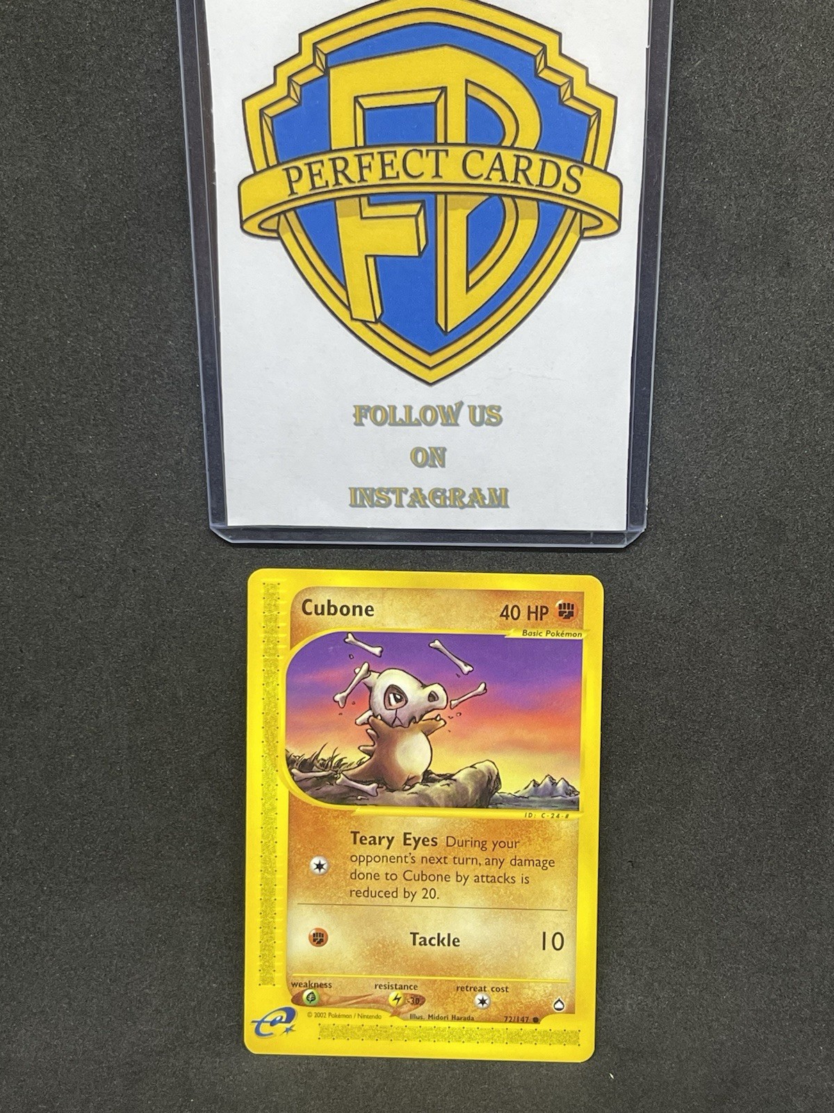 POKÉMON AQUAPOLIS CUBONE COMMON 72/147 NM ENG