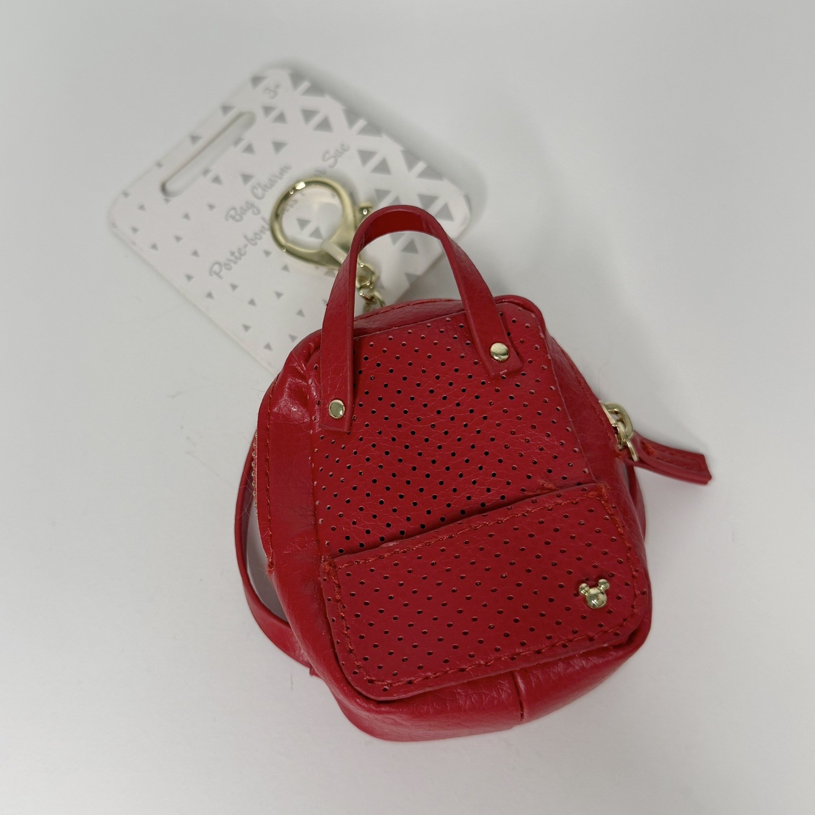 Disney Mini Backpack Bag Charm Keychain Chapstick Money Holder NWT