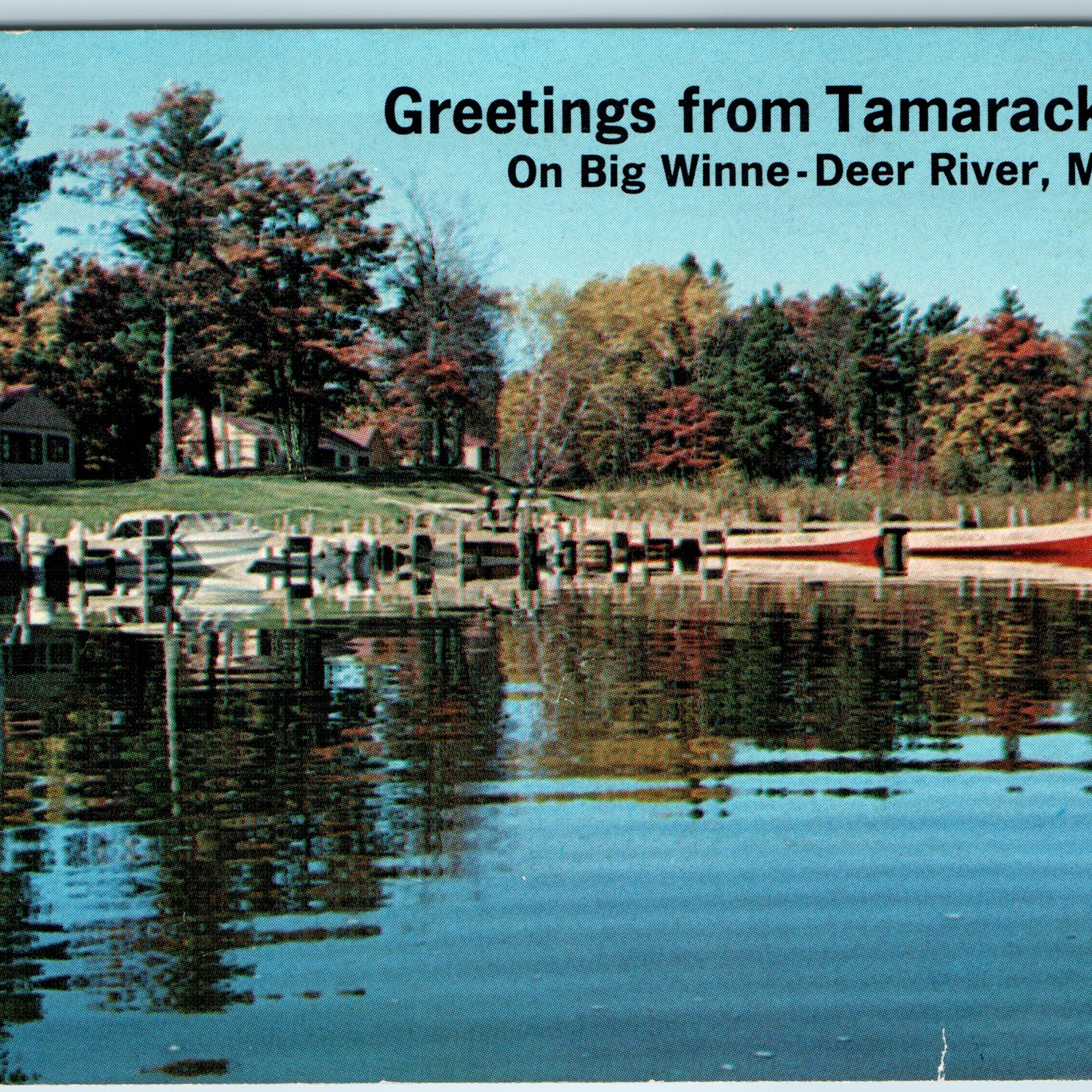 c1970s Deer River, MN Tamarack Lodge Big Winnibigoshish Postcard Lake Resort c1970s Deer River, MN Tamarack Lodge Big Winnibigoshish Postcard Lake Resort