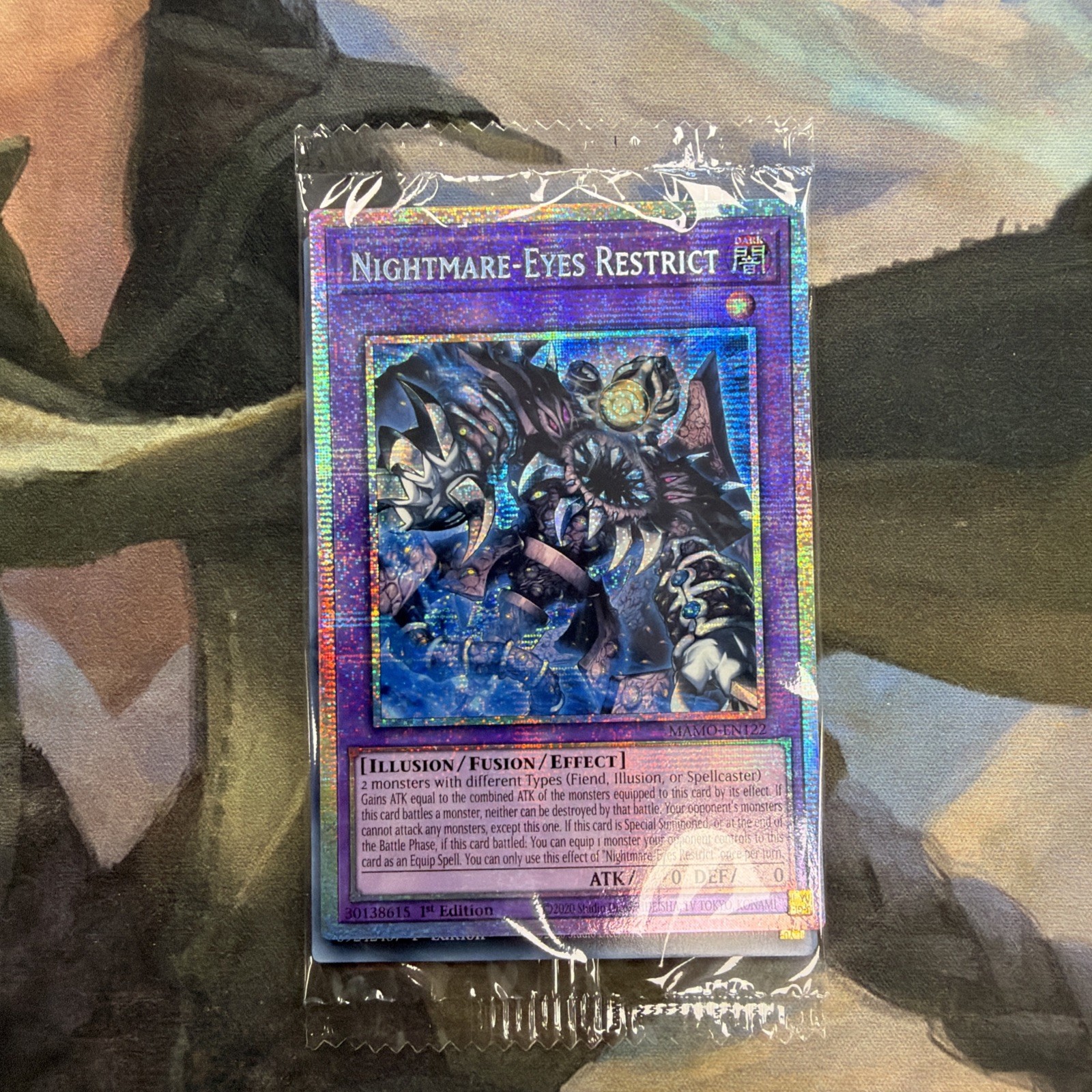 [SEALED PACK] MAMO-EN122 Nightmare-Eyes Restrict - Starlight Rare 1st Edition