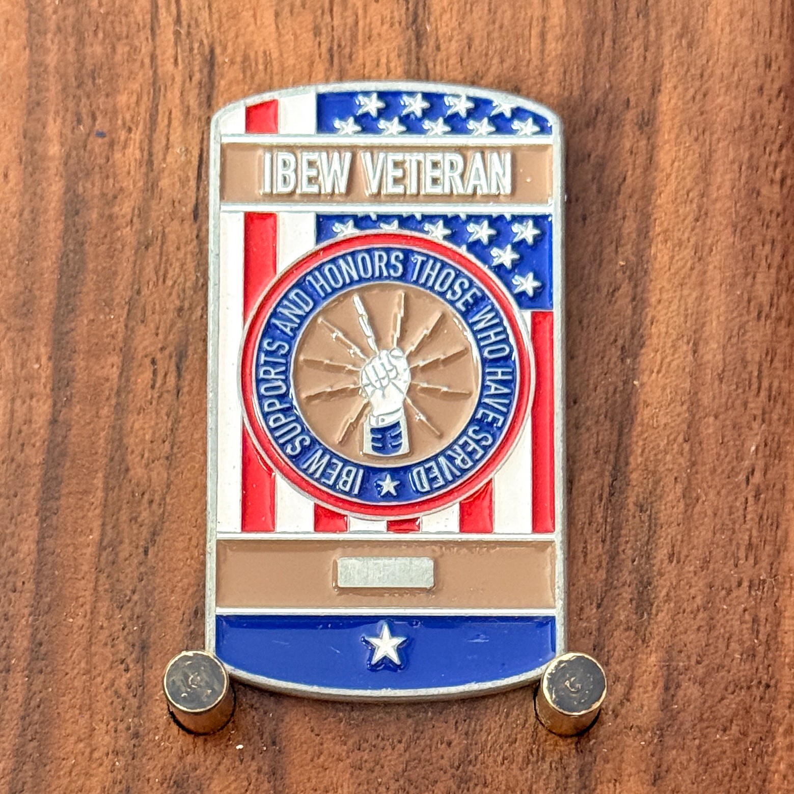 IBEW Veteran Union Honoring Service Challenge Coin  M#26