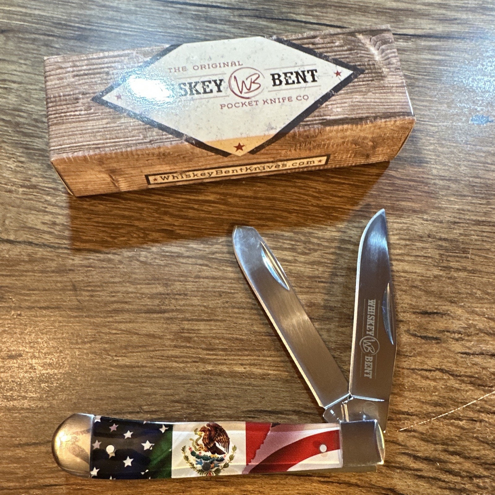 Whiskey Bent Heritage Trapper Pocket Knife Whiskey Bent Heritage Trapper Pocket Knife