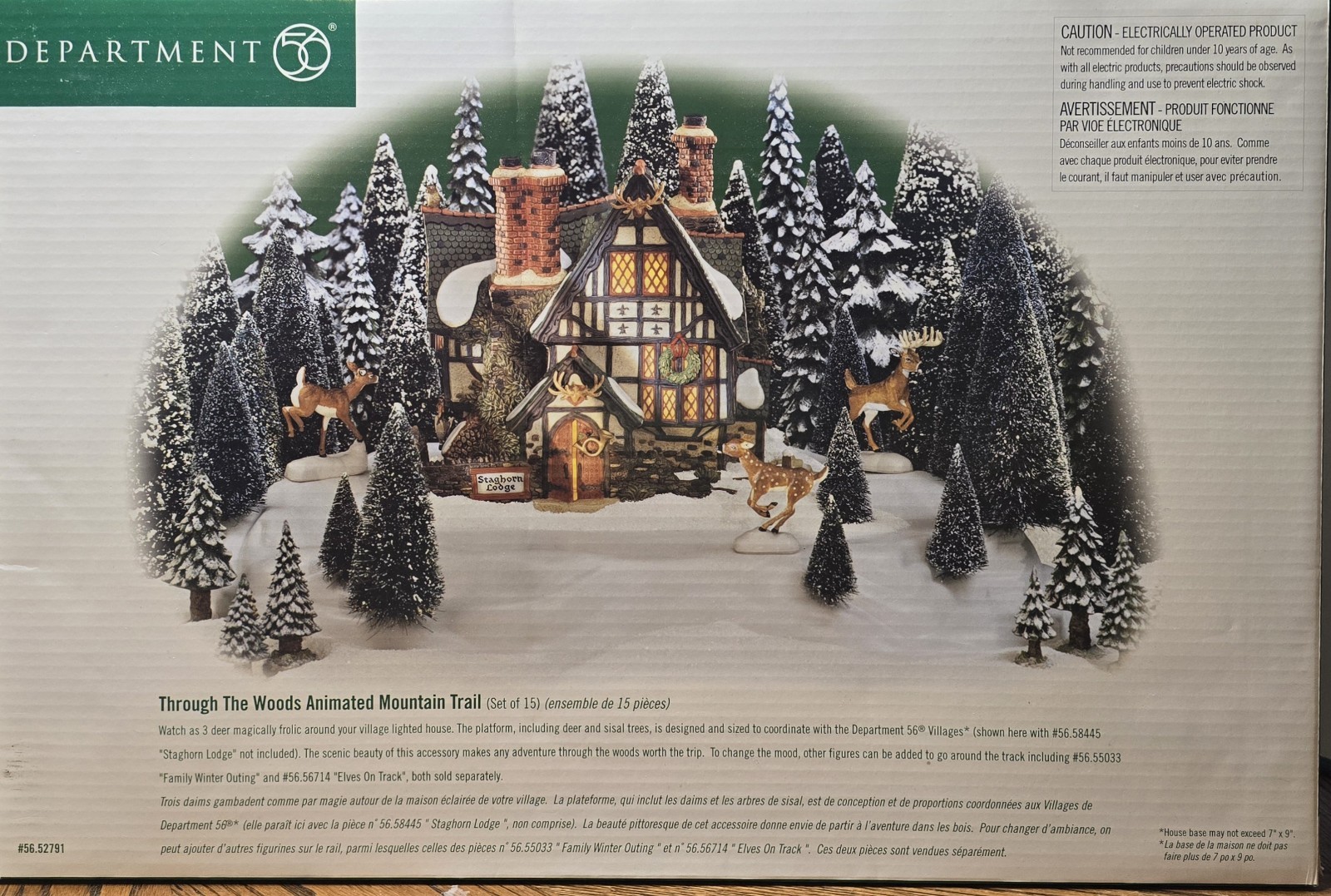 Department 56 Through The Woods Animated Mountain Trail 52791