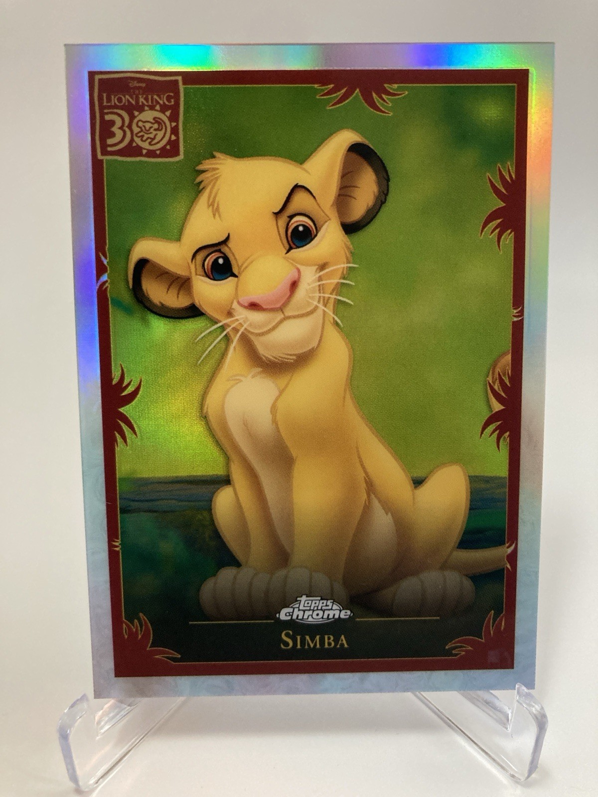 2024 Topps Chrome Disney Simba Lion King 30th Anniversary #LK-1 2024 Topps Chrome Disney Simba Lion King 30th Anniversary #LK-1