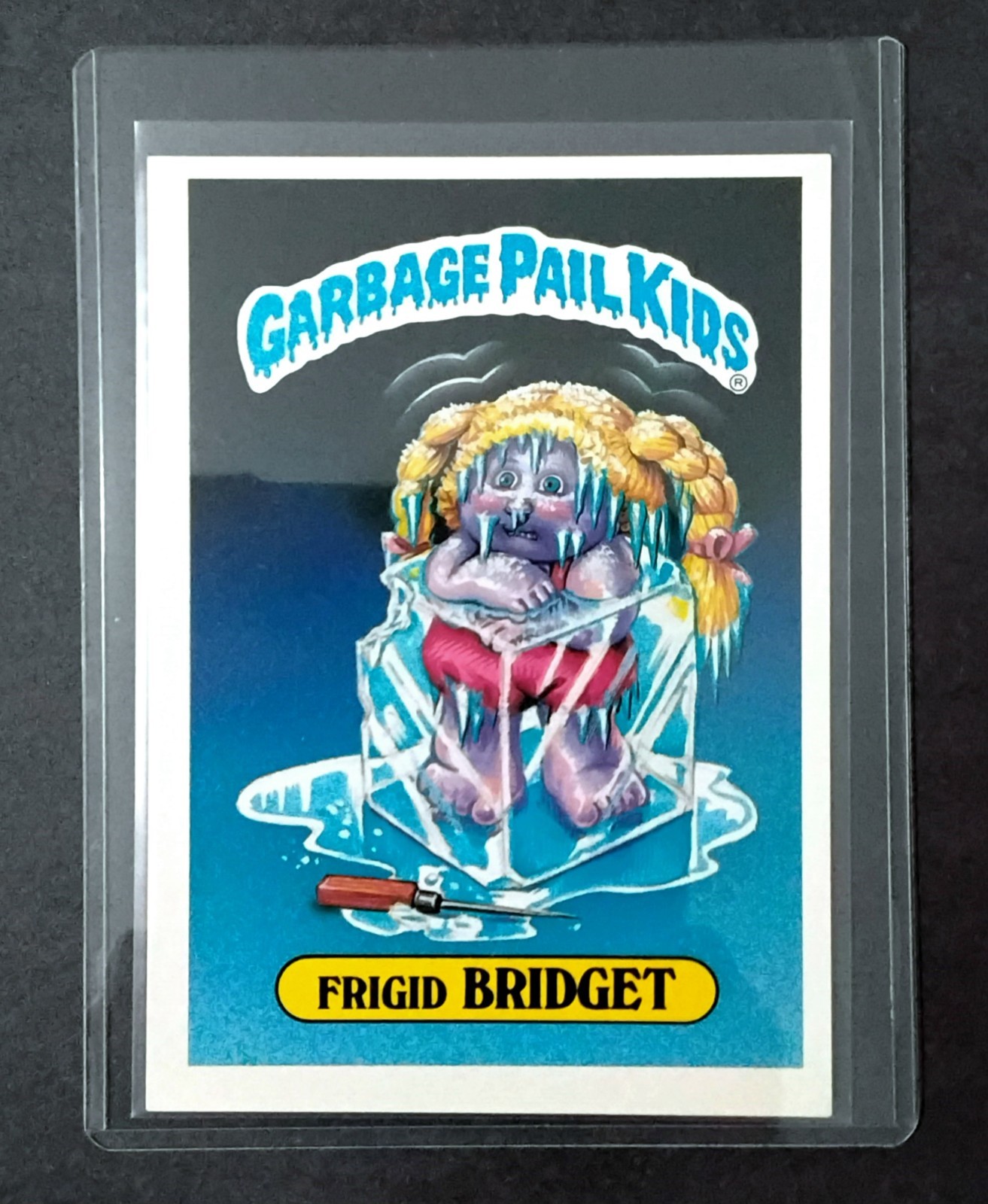 š„VINTAGE Frigid BRIDGET 5x7 Large MINT CONDITION GPK Cardš„ Sleeved/Toploaded š„VINTAGE Frigid BRIDGET 5x7 Large MINT CONDITION GPK Cardš„ Sleeved/Toploaded