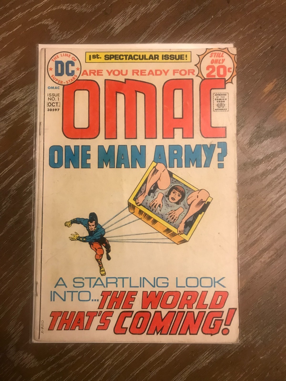 OMAC ISSUE NO. 1 DC 1974 FINE OMAC ISSUE NO. 1 DC 1974 FINE