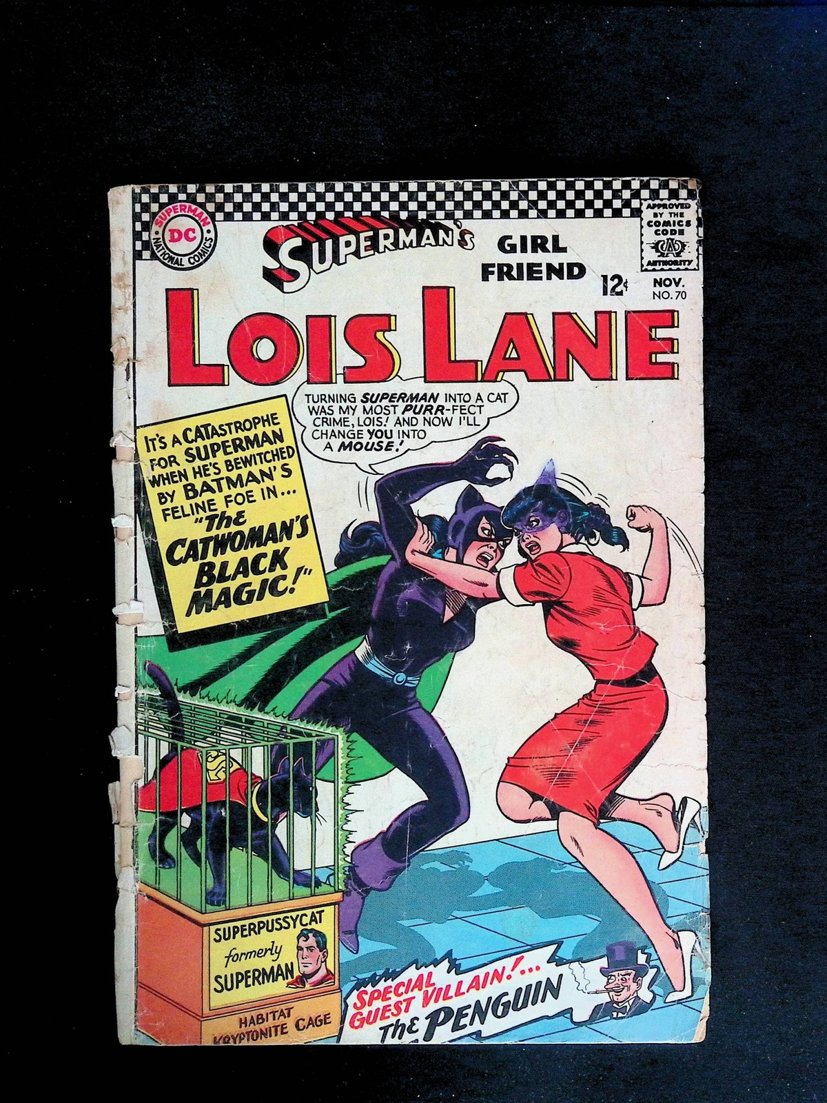 1966 Superman's Girl Friend Lois Lane 70 Catwoman Penguin DC 1966 Superman's Girl Friend Lois Lane 70 Catwoman Penguin DC