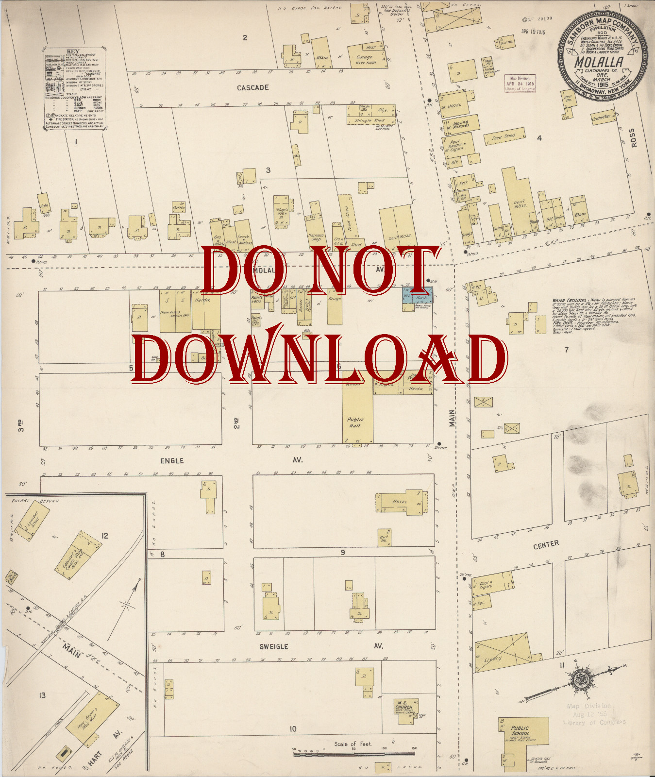 Poster 1915 Very Detailed COPY Map Molalla Oregon Perfect for researchers Poster 1915 Very Detailed COPY Map Molalla Oregon Perfect for researchers