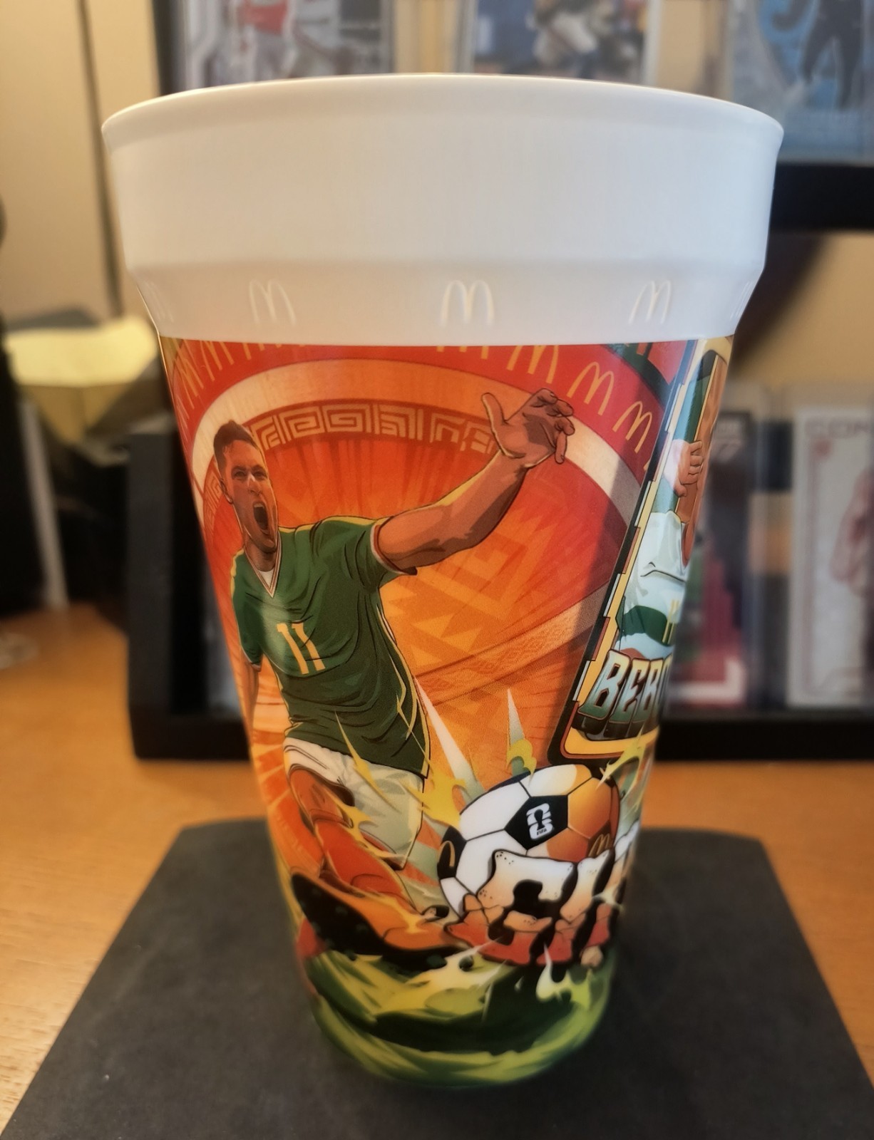 McDonald\'s FIFA World Cup \'26 Soccer Santiago Gimenez Mexico Collectible Cup NEW