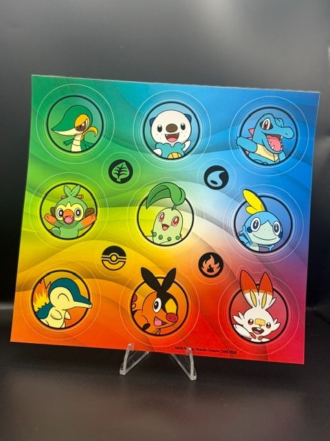 Pokemon First Partner Illustration Collection Sticker Sheet - Series 2 Pokemon First Partner Illustration Collection Sticker Sheet - Series 2