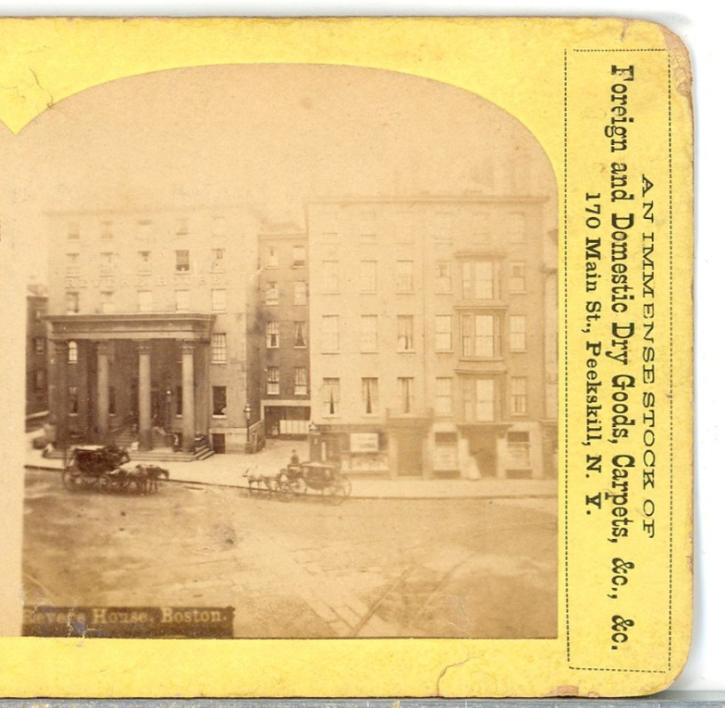 MASSACHUSETTS, Boston, Revere House--Stereoview T44 MASSACHUSETTS, Boston, Revere House--Stereoview T44