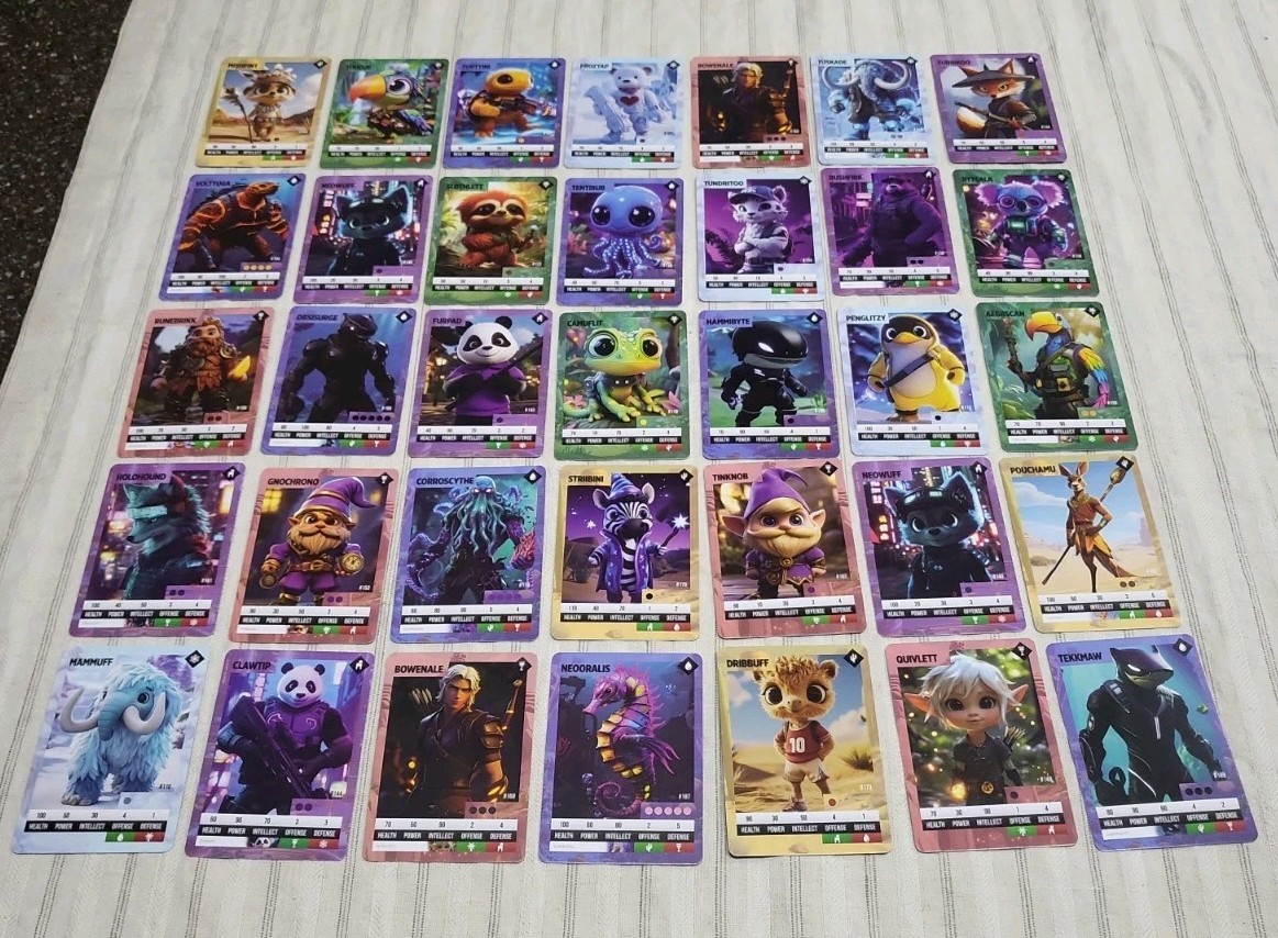 Tribes of Wondervale First Edition Battle Box Common Cards (Lot Of 35, Mint) A