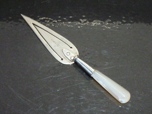 Vintage Sterling Silver Novelty Bookmark circa 1991 Ari D Norman Vintage Sterling Silver Novelty Bookmark circa 1991 Ari D Norman