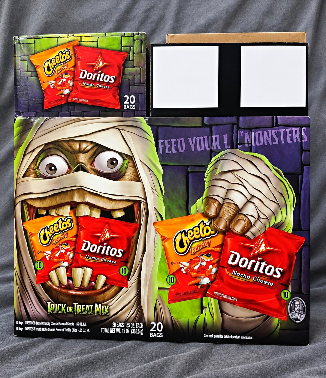 2012 Frito Lay Halloween Mummy Cheetos Doritos Trick or Treat Store Display