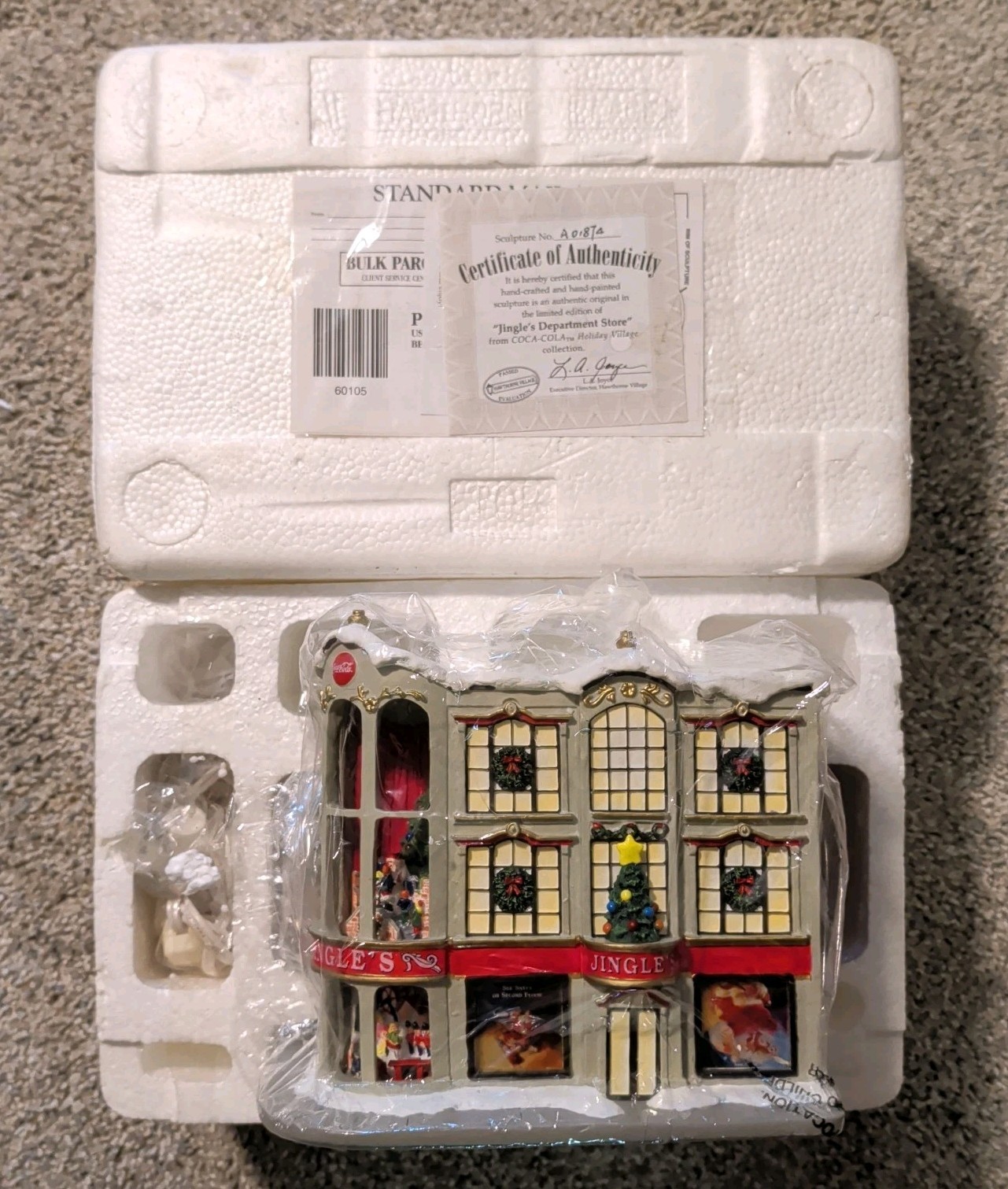 Vtg Hawthorne Village Coca Cola “Jingle’s Department Store”