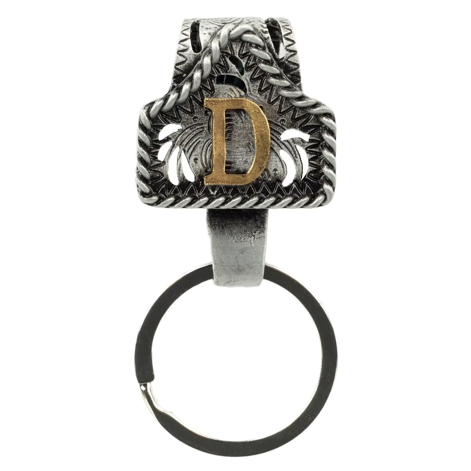 XZYLY Vintage Western Cowboy Letter Keychain,Handmade Metal A-Z Initial Key C... XZYLY Vintage Western Cowboy Letter Keychain,Handmade Metal A-Z Initial Key C...